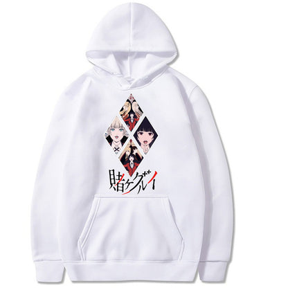 Kakegurui Printed Loose Fit Hoodie Sweatshirt